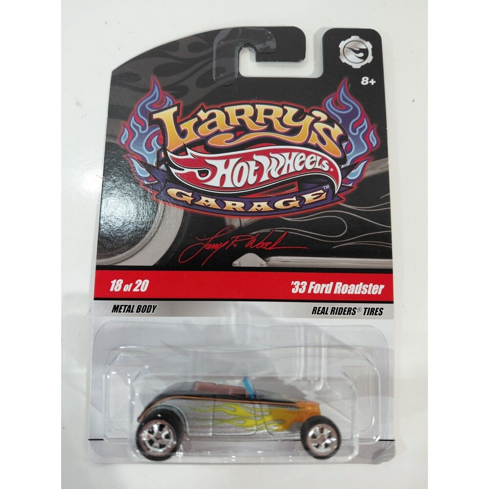 NIP Hot Wheels Larry's Garage 1:64 Die Cast 1932 Ford Roadster Classic Car